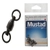 Mustad Ball Bearing Swivel with Welded Ring 165lb Size 5 Qty 3