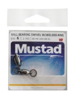 Mustad Ball Bearing Swivel with Welded Ring Thumbnail Mustad Ball Bearing Swivel with Welded Ring
