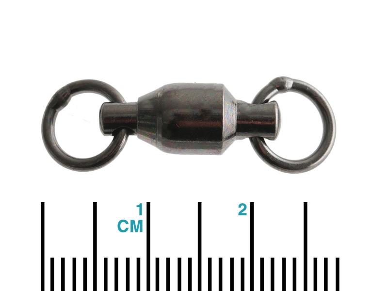 Mustad Ball Bearing Swivel with Welded Ring 176lb Size 6 Qty 2