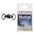 Mustad Ball Bearing Swivel with Welded Ring 176lb Size 6 Qty 2