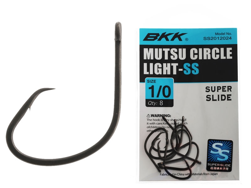 BKK Mutsu Light Circle Hooks 1/0