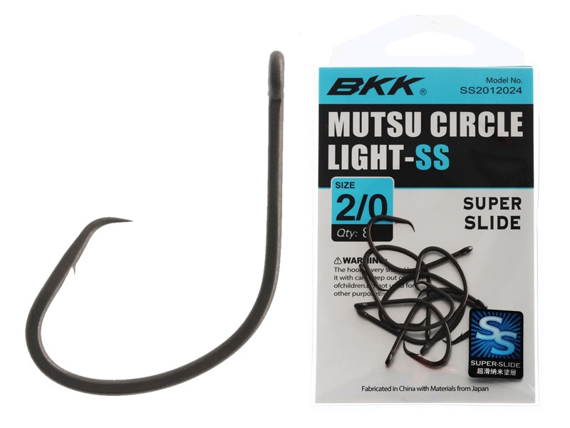 BKK Mutsu Light Circle Hooks 2/0