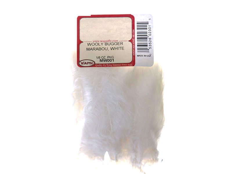 Wapsi Woolly Bugger Marabou White