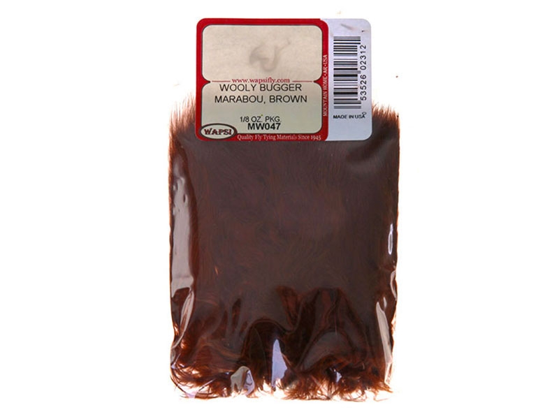 Wapsi Woolly Bugger Marabou Brown