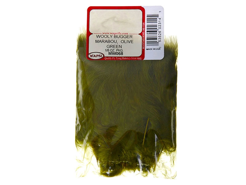 Wapsi Woolly Bugger Marabou Moss Green