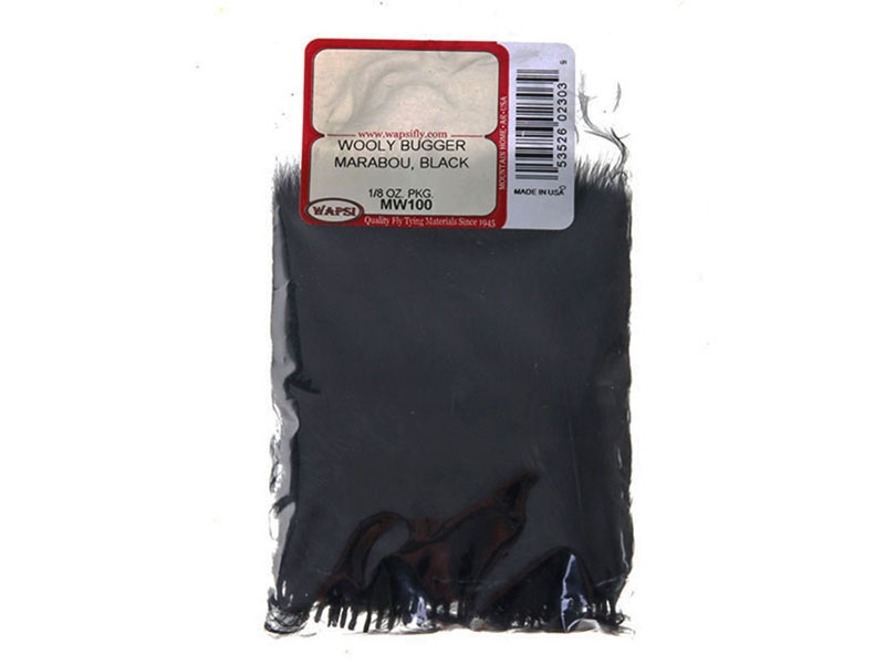 Wapsi Woolly Bugger Marabou Black