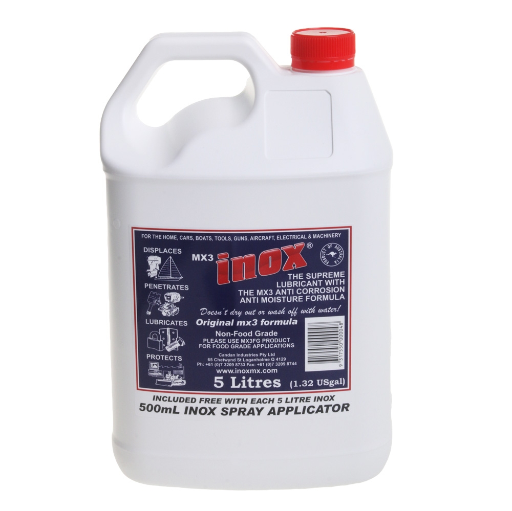 INOX MX3 Original Formula Tackle Lube 5L with Applicator