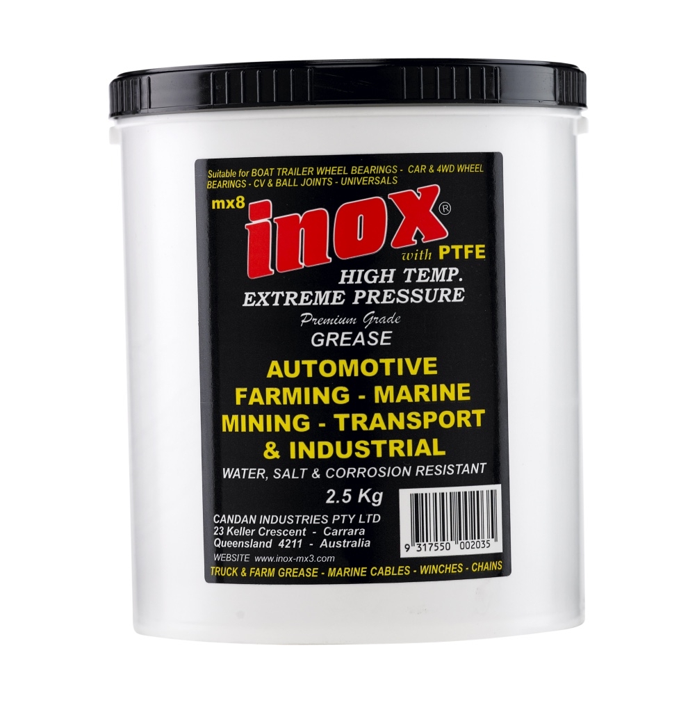 INOX MX8 PTFE Extreme Pressure Grease 2.5kg Tub