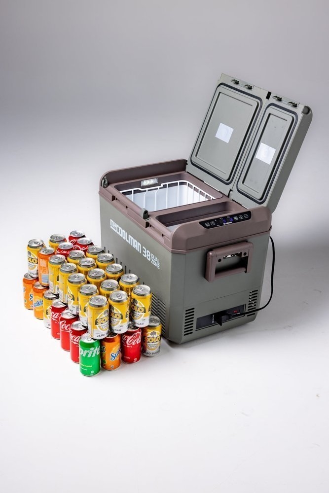 myCOOLMAN Recreational Series Dual Zone Portable Fridge/Freezer 38L
