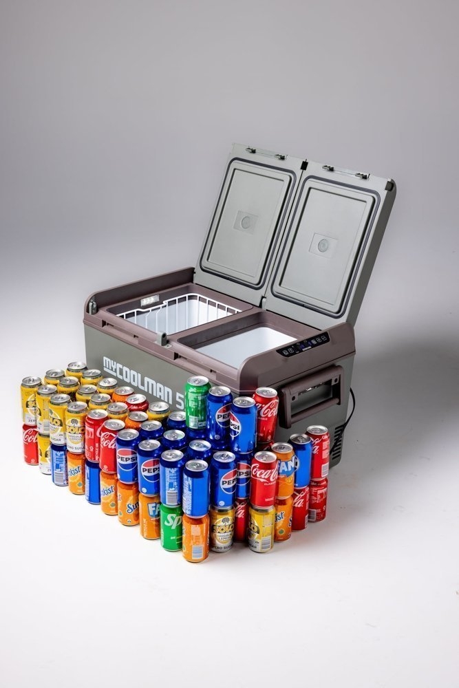 myCOOLMAN Recreational Series Dual Zone Portable Fridge/Freezer 55L