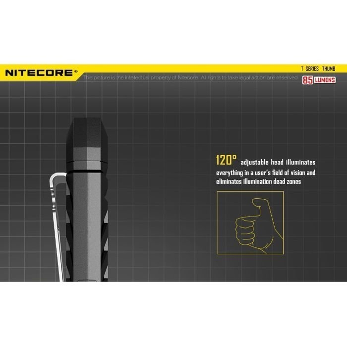 NITECORE Rechargeable LED Key-Chain Flashlight 85 Lumen