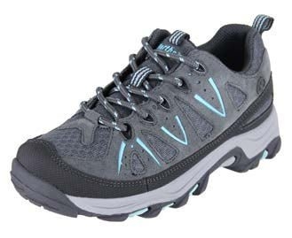 Northside Cheyenne Kids Low Hiking Boots Grey/Aqua US1 / 188-197mm