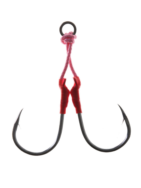 Jig Star Nunchaku Twin Assist Hooks Qty 2 4/0 150lb 20mm