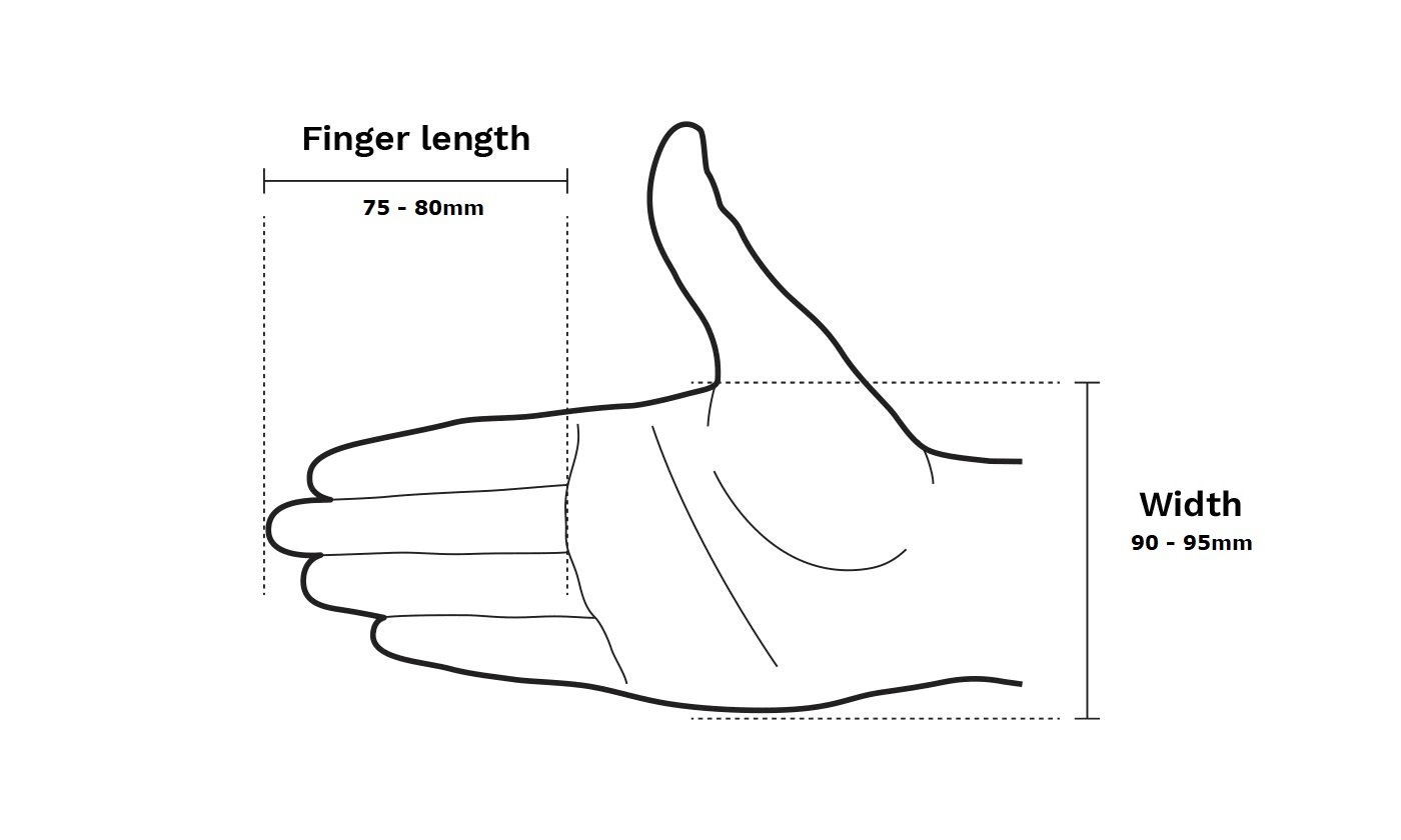 Naturehike Anti-Slip Fleece Gloves Medium