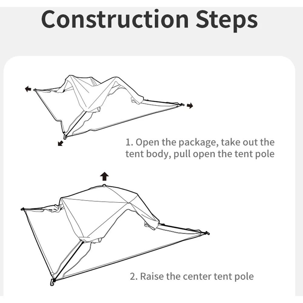 Naturehike Cloud Boundary Quick Up Sun Shelter 3x3m