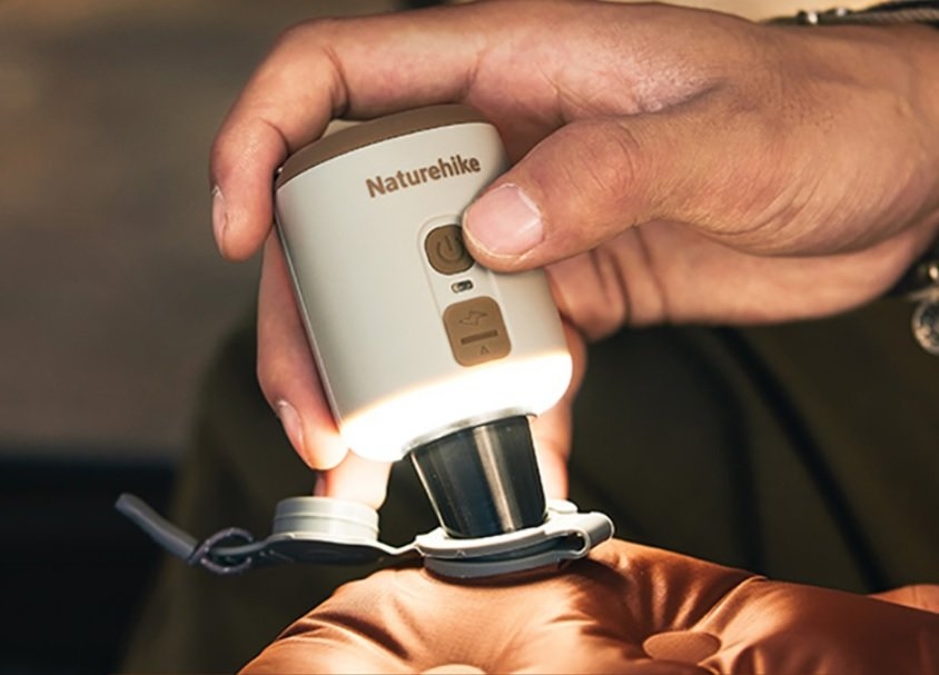Naturehike Mini Air Pump / Lantern Oat Grey