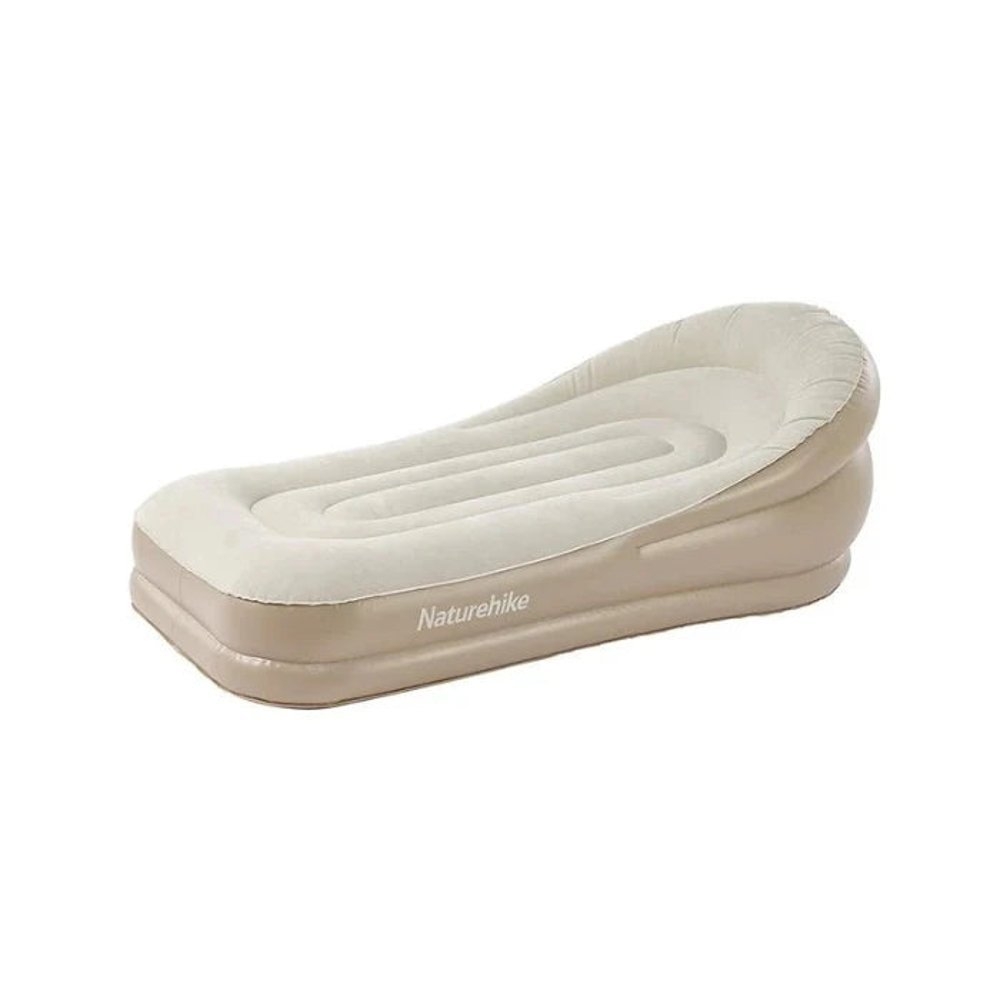 Naturehike Inflatable Lounger Single Chair with Pillow and Built-in Air Pump