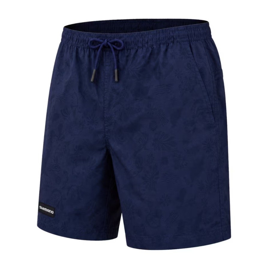 Shimano Coastal Mens Swim Shorts Fish Print