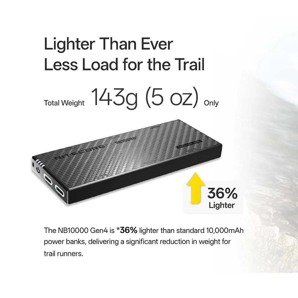 NITECORE NB10000 Gen 4 Ultra Lightweight Power Bank 10000mAh