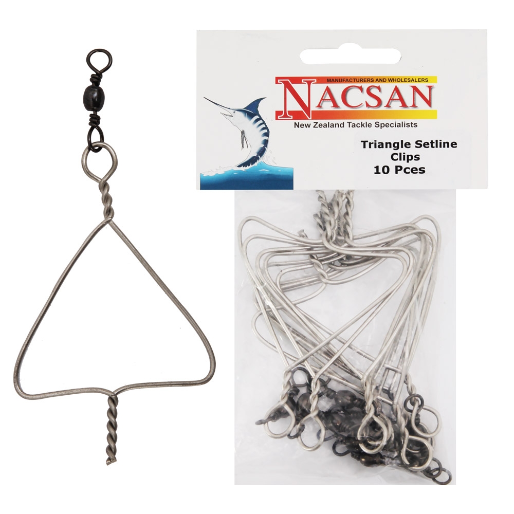 Nacsan Triangle Setline Clip 10 pack