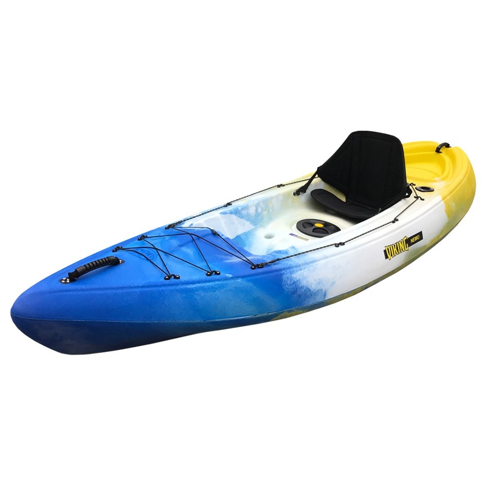 Viking Nemo Recreational Kayak with Paddle 3.2m Daybreak Blue/White/Yellow - Manufacturer Seconds