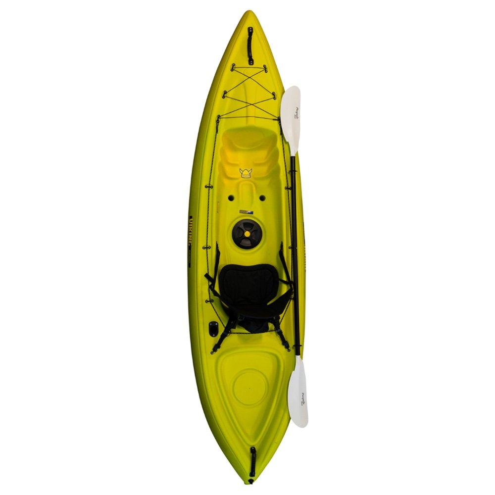 Viking Nemo Recreational Kayak with Paddle 3.2m Mango Green/Yellow - Manufacturer Seconds
