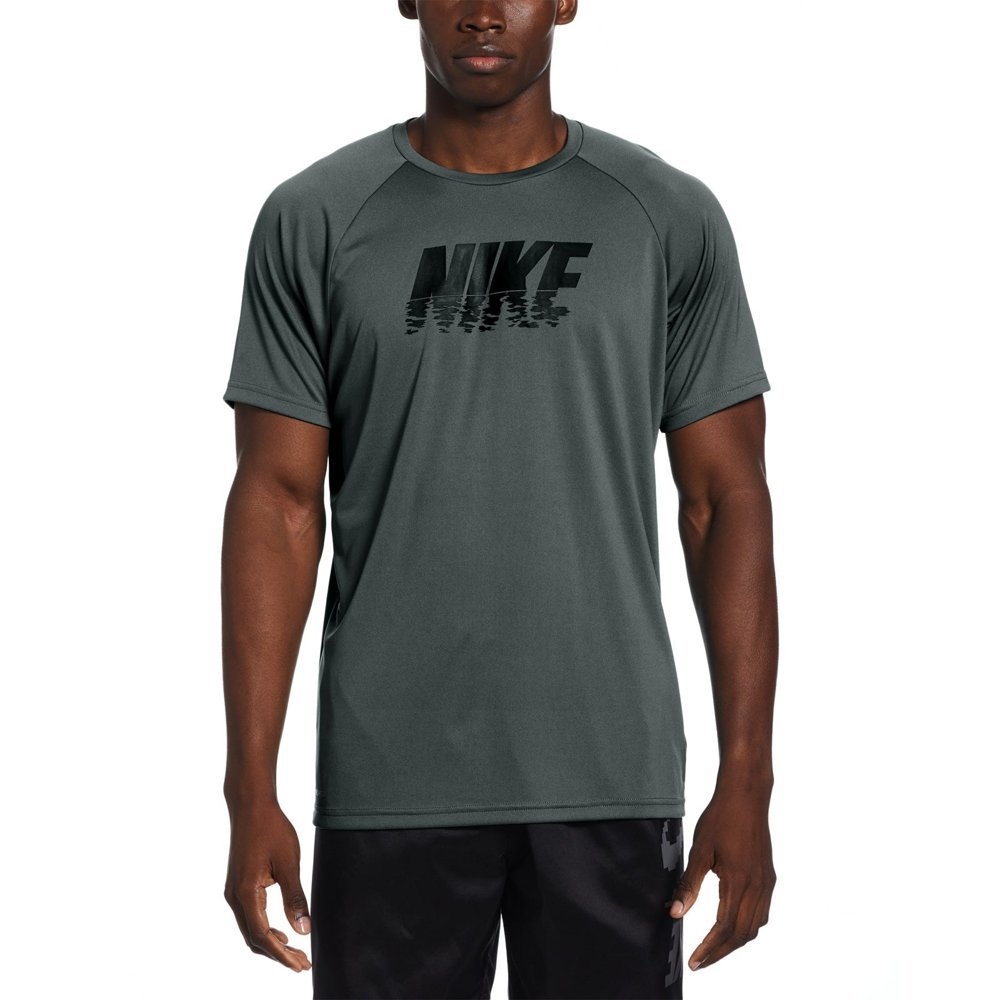 Nike Swim Sunset Logo Short Sleeve Hydroguard Mens Top