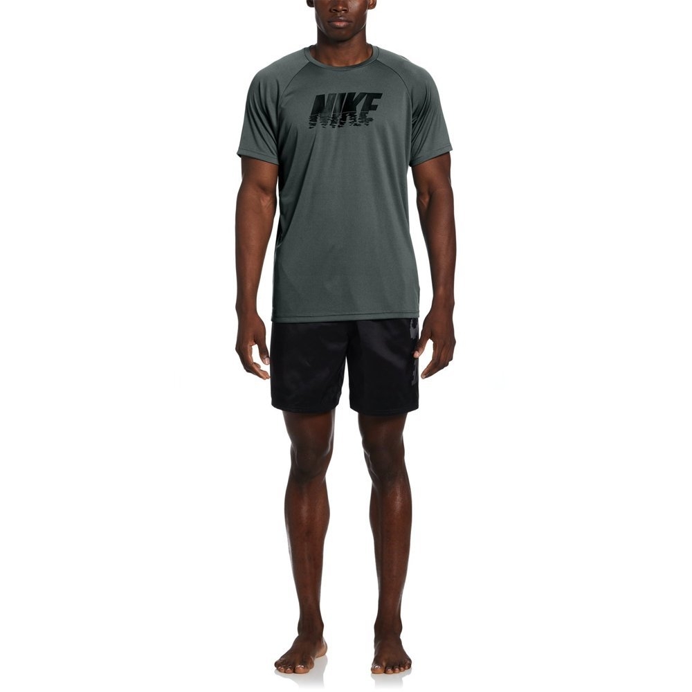 Nike Swim Sunset Logo Short Sleeve Hydroguard Mens Top