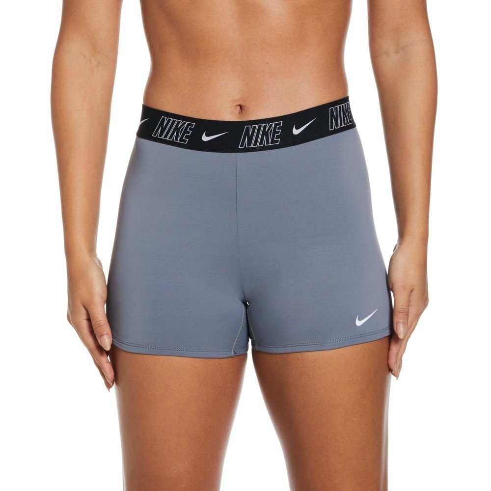 Nike Swim Fusion Logo Tape Womens Kickshorts Black