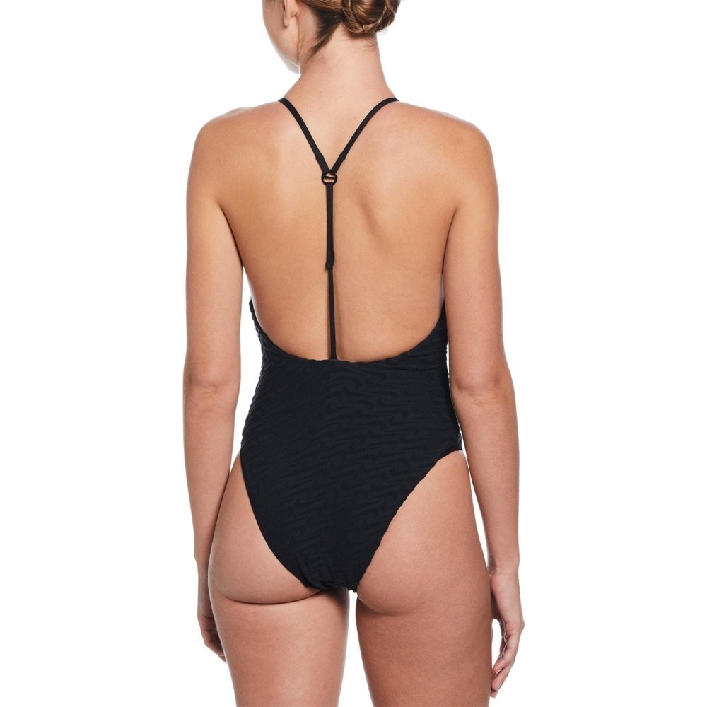 Nike Swim Swoosh Link Terry Y-Back 1-Piece Womens Swimsuit