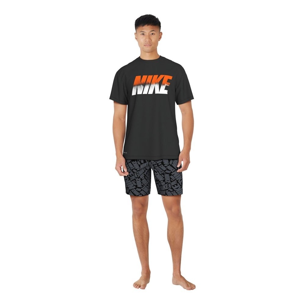 Nike Swim Ocean Merge Short Sleeve Hydroguard Mens Top