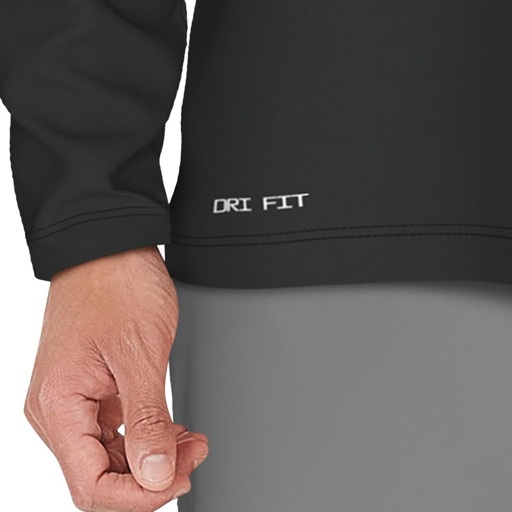 Nike Swim Hydroguard UPF40+ Mens Long Sleeve Dri-Fit Shirt Gothic Letter