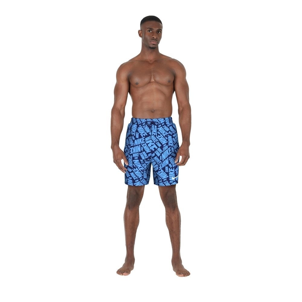 Nike Swim Tossed Block Mens Volley Shorts
