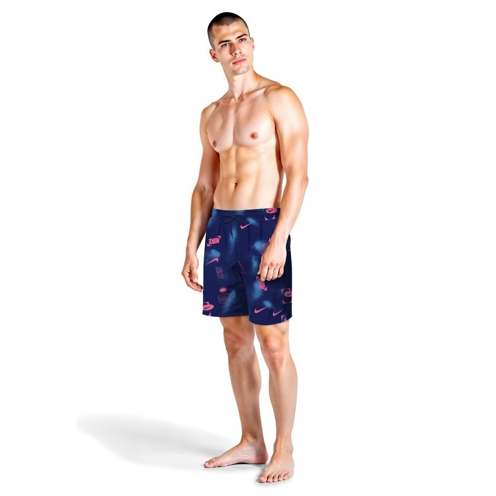 Nike Swim Brand Blast Mens Volley Swim Shorts 7in