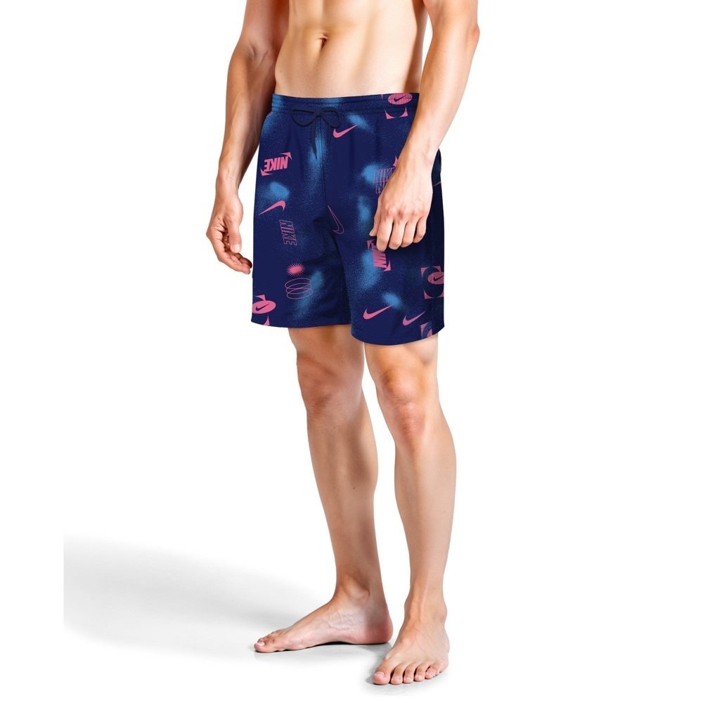 Nike Swim Brand Blast Mens Volley Swim Shorts 7in