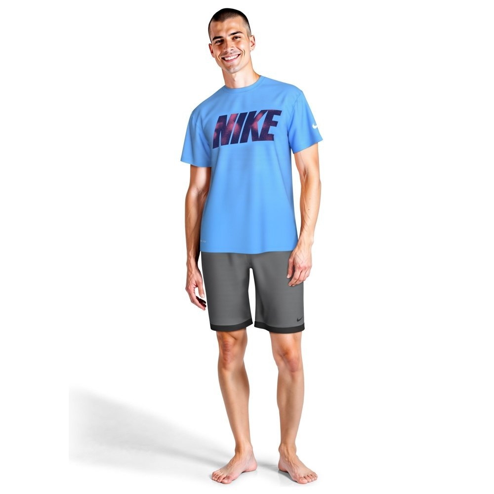 Nike Swim Brand Blast Short Sleeve Hydroguard Mens Top