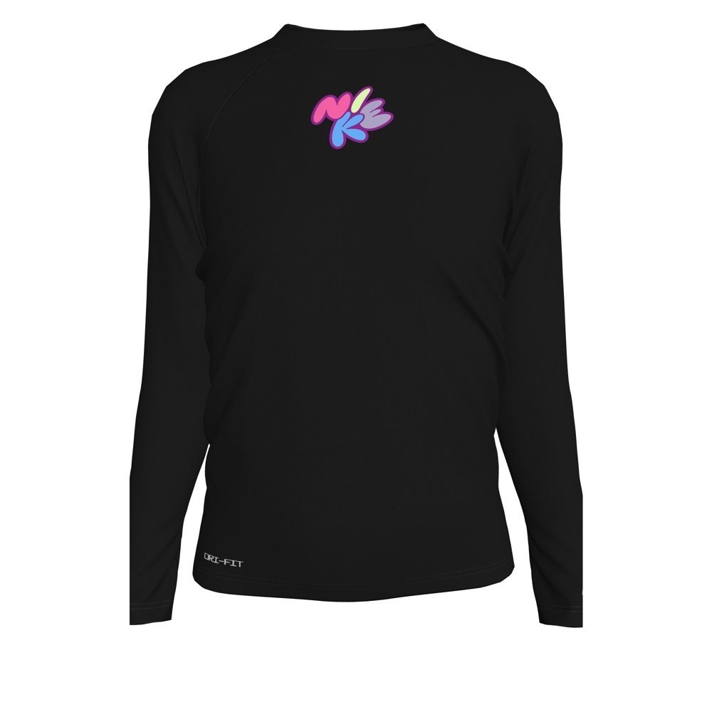 Nike Bubble Script Dri-Fit Long Sleeve Big Kids Hydroguard