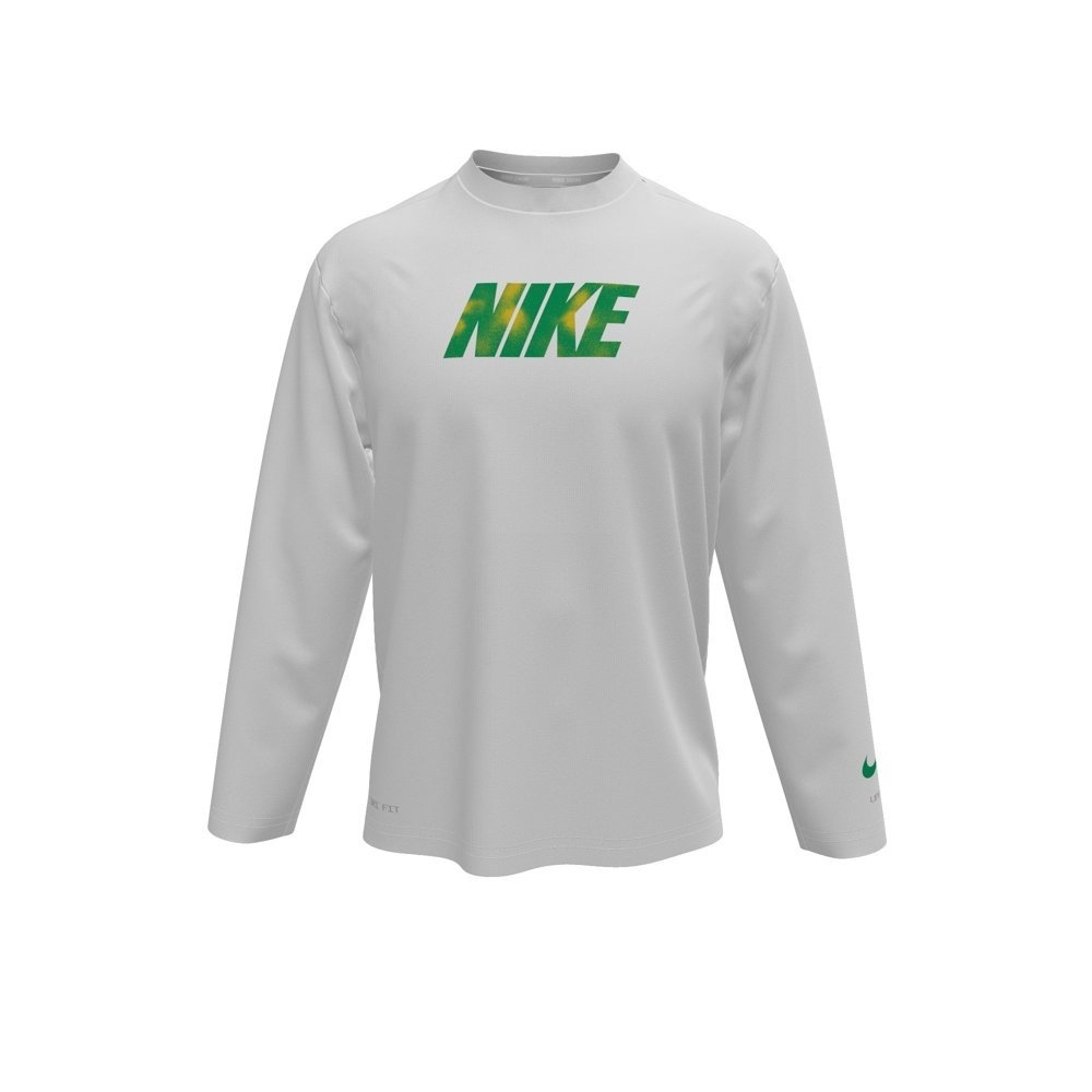 Nike Swim Brand Blast Block Long Sleeve Big Kids Hydroguard Rash Vest