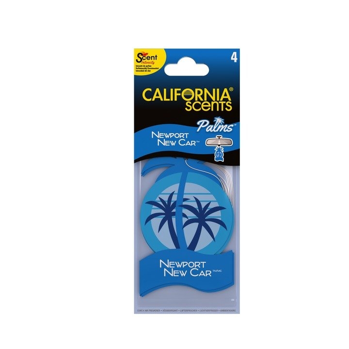 California Scents Palms Air Freshener Qty 4