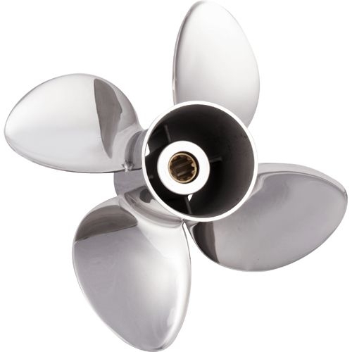 SOLAS 5233-100-10 New Saturn 4 Tohatsu/Nissan/Mercury/Honda Stainless Steel 25-30 HP 10 Propeller