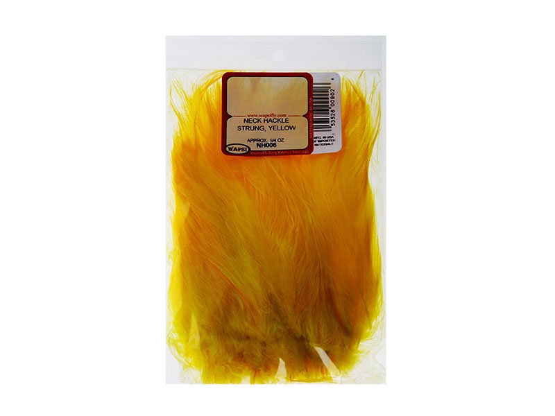 Wapsi Strung Neck Hackle Yellow