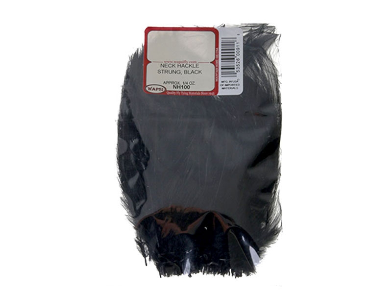 Wapsi Strung Neck Hackle Black