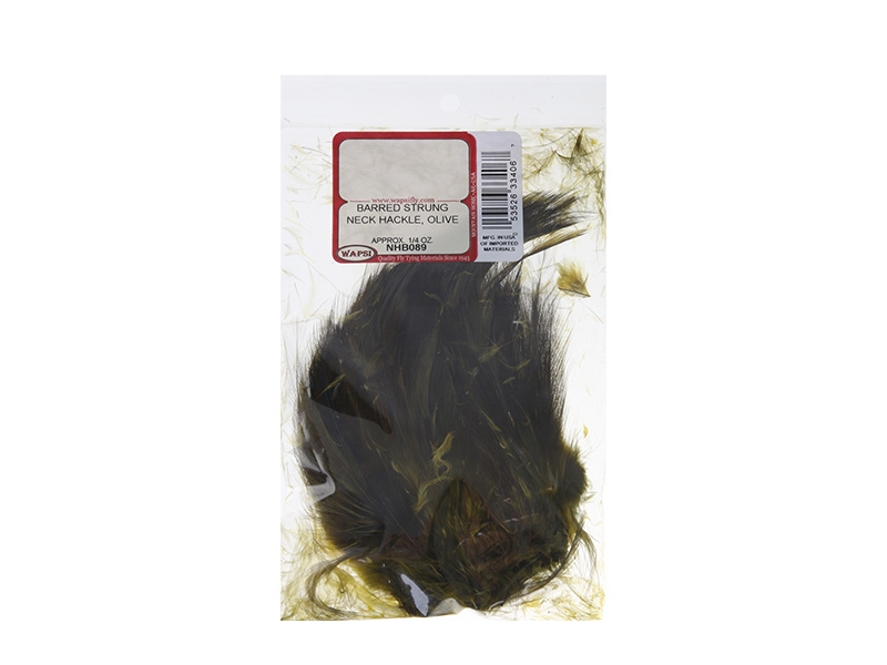 Wapsi Strung Neck Hackle Earthy Colours