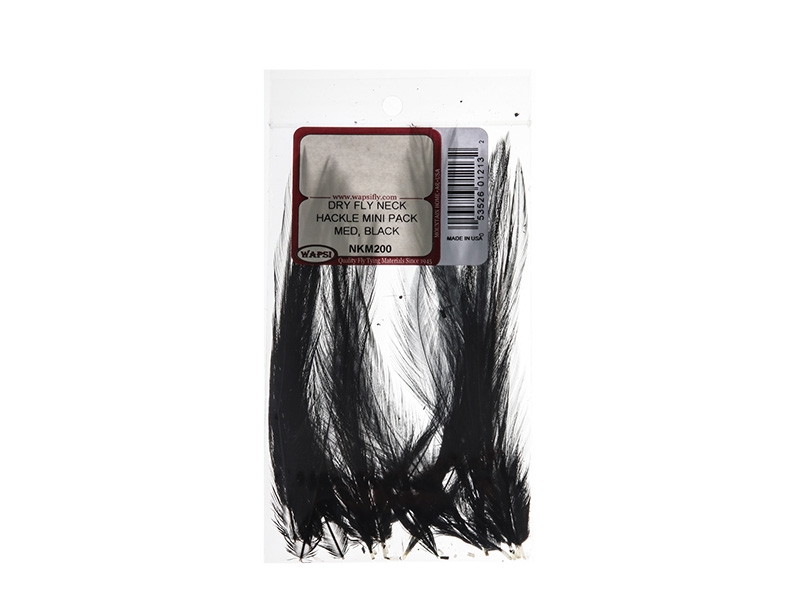 Wapsi Keough Hackle Pack Black M
