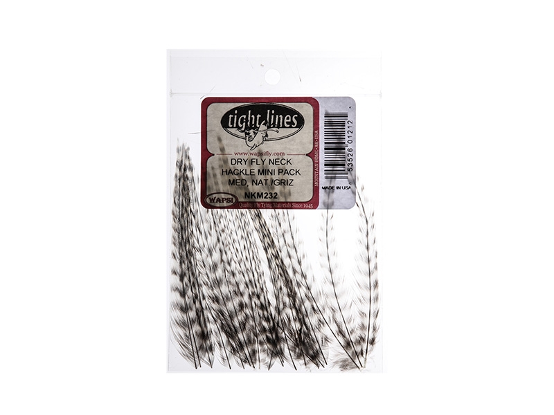 Wapsi Keough Hackle Pack Grizzly M
