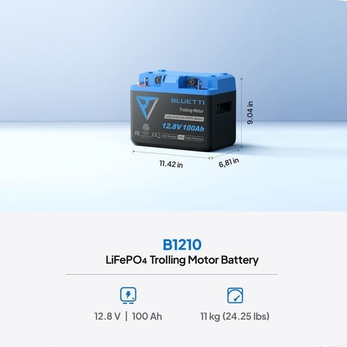 BLUETTI 12V 100A Lithium Battery