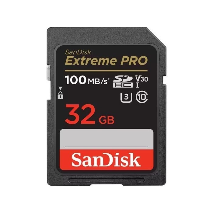 SanDisk Extreme Pro SDHC 100MB/S UHS-I Memory Card 32GB