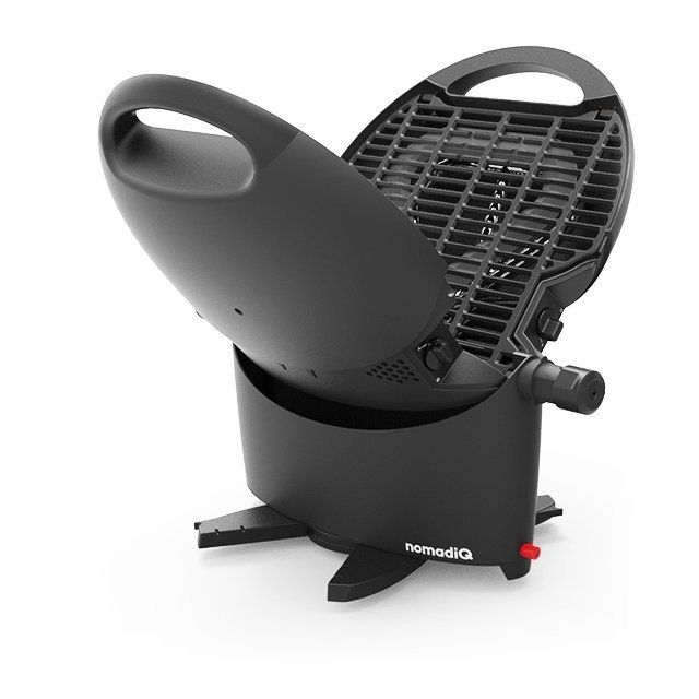 nomadiQ Portable Gas BBQ Black