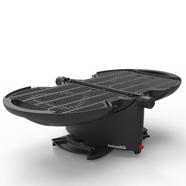 nomadiQ Portable Gas BBQ Black