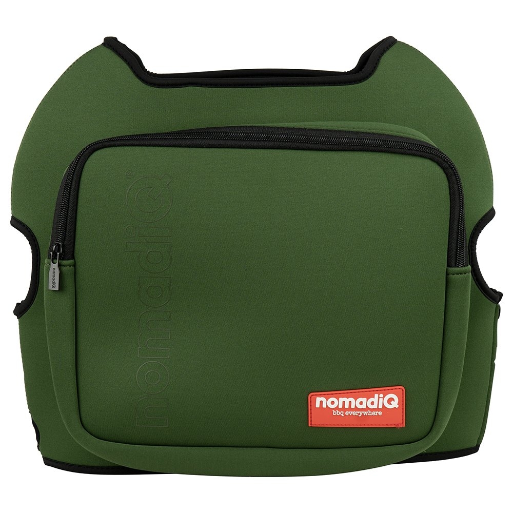 nomadiQ BBQ Protective Cover with Storage Pocket Green